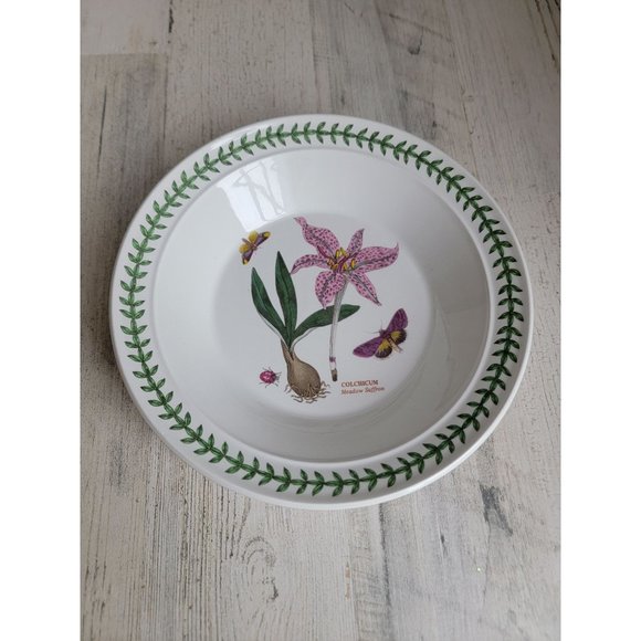 Portmeirion Botanic Gardens Meadow Saffron 8" soup salad bowl - Picture 1 of 7